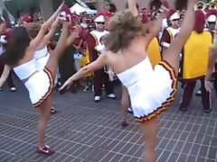 Cheerleaders dance